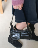 Nouvelle Leather Two-Pocket Shoulder Bag