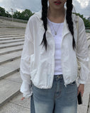 Miki Nylon Hooded Windbreaker Jacket