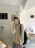 Metten See-Through Hood Boxy Shirt