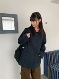 Hitali Cotton Trench Half Jacket