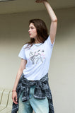 Dear Bloom Crop Short Sleeve Tee
