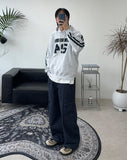 Retin Zipper Cargo Denim Pants