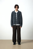 STANDARD COLLAR KNIT CARDIGAN