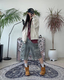 Melanon Dirty Cargo Bermuda Pants