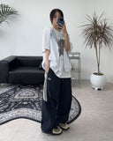 S Nylon Patch Color Matching Pants