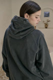 Indie Embroidered Snap Pigment Hoodie