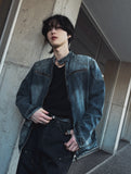 Chaser zipper denim jacket