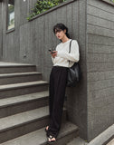 Cove ribbed henley neck long sleeve t-shirt