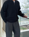 Elve half zip up washable knit