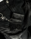 Vintage Wallet Keyring