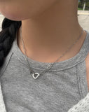 Qgu Heart Clip Surgical Necklace