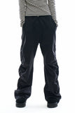 Cinch side shirring nylon pants