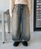 Dontree Vintage Washed Denim Pants