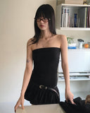 Beheu Layered Top Pumpkin Color Matching Off Shoulder Mini One Piece