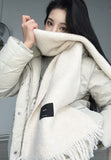 [EEUN BASIC] Heavy Rib Fringe Muffler