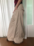 Winter Cut-out Wide Pants