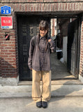 Gaen Basic Cotton Straight Pants