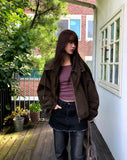 Huem Cut String Pocket Loose Fit Hooded Jumper