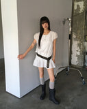Yukia Rose Vintage Snap Leather Belt