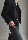 Lambus crop tweed jacket