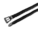 Western slim mesh belt