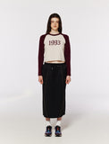 Double Stitch Wide Skirt