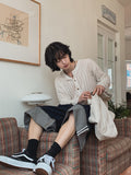 Into summer see-through linen cardigan