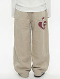 HEART G Cotton Wide Pants