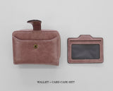 [Card wallet set] Taka Cross Gothic Leather Card Flat Wallet