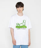 [APRIL] Drawing Green Puppy Work Short Sleeve Tee