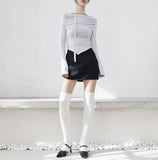Le L String Shirring Skirt