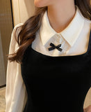 Lobil Ribbon Collar Blouse