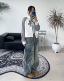 Lind Big Cargo Banding Denim Pants