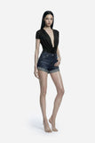 Retro washing hot pants