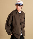 Duff Overfit Peach Cotton Shirt