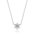 Essence Lab Diamond 14K(W) 0.5ct Solitaire Necklace