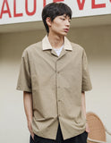 Bliss Open Collar Half Shirt