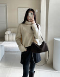 Lalad Plain Turtleneck Knit