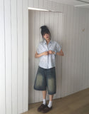 Sonnel Check Roll-Up Short Sleeve Shirt