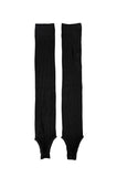 Ribbed loop leg warmers