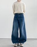 Devi Track Balloon Denim Pants