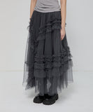 Tulle Layered Long Skirts