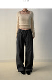 211 Stripe Wide Denim