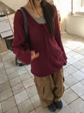 Jennin Over Layered Shirring Knit