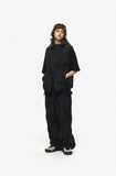 Shirring Hood Vest