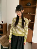 Kohat Color Stripe Round Knit