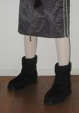 SUEDE PADDED BOOTS