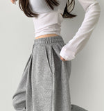 Pintuck 4-Season Wide Balloon Banding Pants