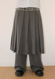 STRIPE PLEATS SK/PT