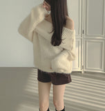 Christmas Off-shoulder Knit